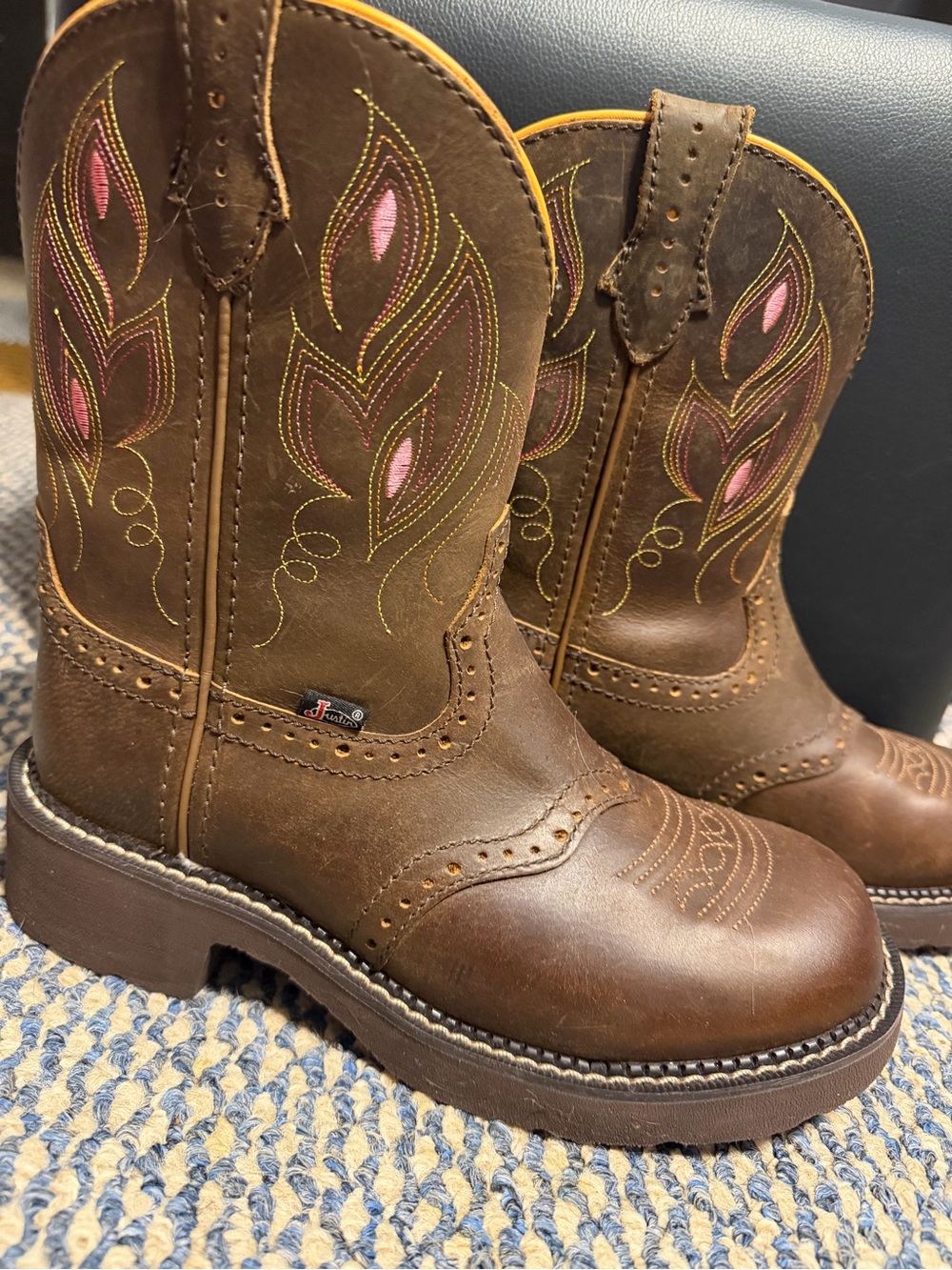 Justin Women’s Gypsy Gemma II Leather Western Boots SZ 7